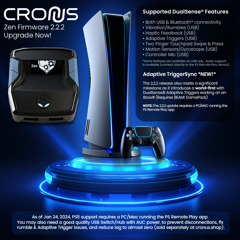  Cronus Zen Controller Emulator for Xbox, Playstation
