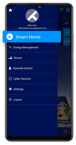 Smart home section