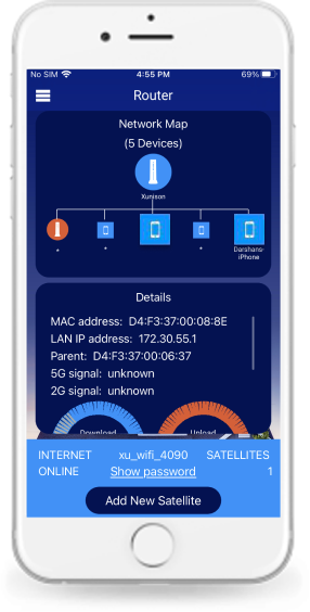 information about MAC address etc