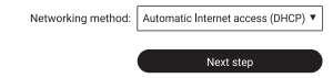 Automatic Internet access(DHCP)