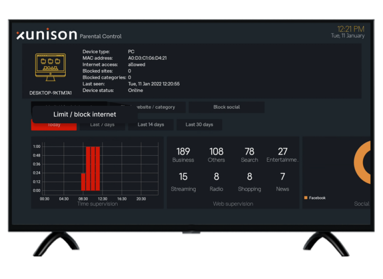 Limit/Block Internet