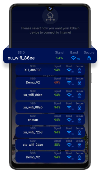 Wifi network selection