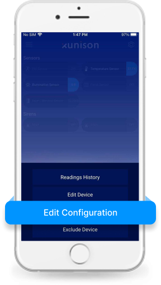 Edit configuration