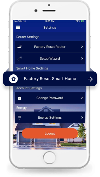 Reset Smart Home