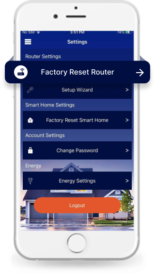 Factory Reset Router