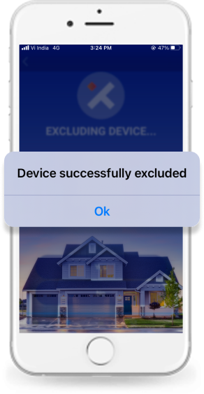 Device excluded