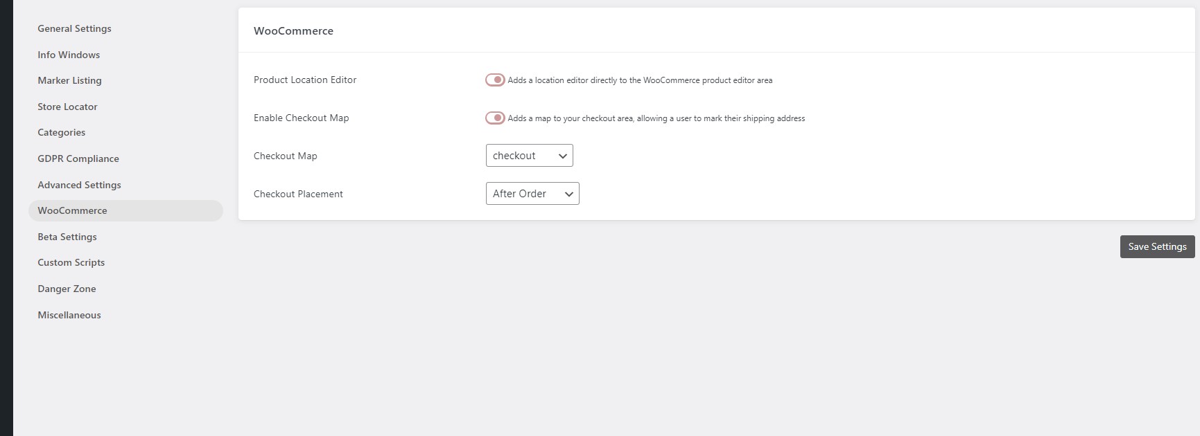 WooCommerce: Checkout, Shipping and Accounts Settings
