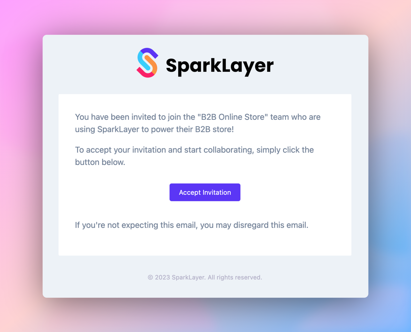My Account Interface - SparkLayer Docs
